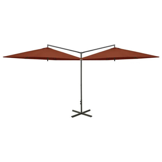 Садовый зонт vidaXL Двойной Солнцезащитный, Терракотово-красный, 600 x 290 x 260 см (L x B x H)