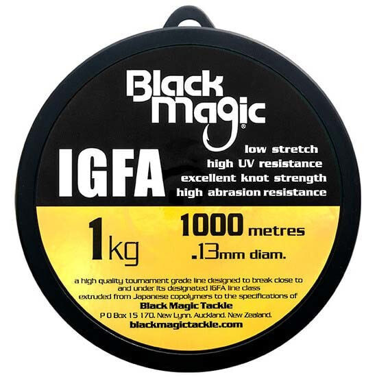 Леска для рыбалки BLACK MAGIC IGFA 1000 м, линия