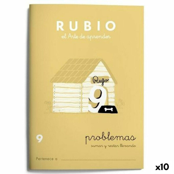 Тетрадь по математике Rubio Nº9 A5 испанский 20 Листья (10 штук)