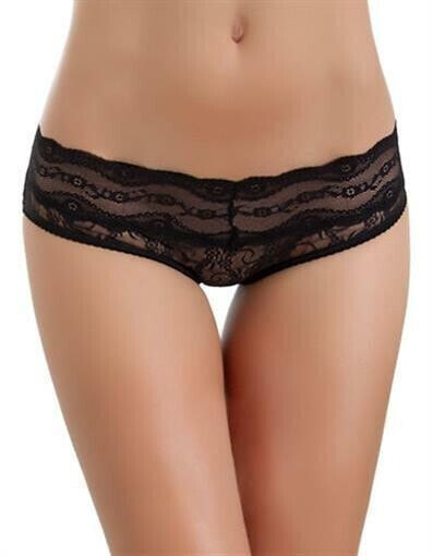 b.tempt'd by Wacoal Women's 184168 Lace Kiss Hipster Underwear Black Size XL