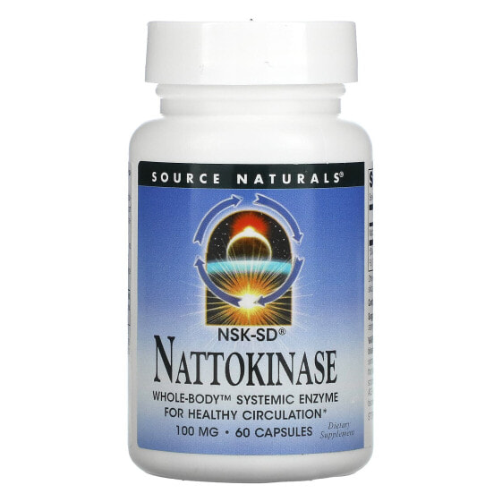 Nattokinase, 100 mg, 60 Vegan Capsules