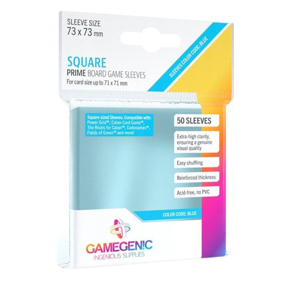 GAMEGENIC Card Sleeves Prime Square-Sized Sleeves 73x73 mm 50 Units