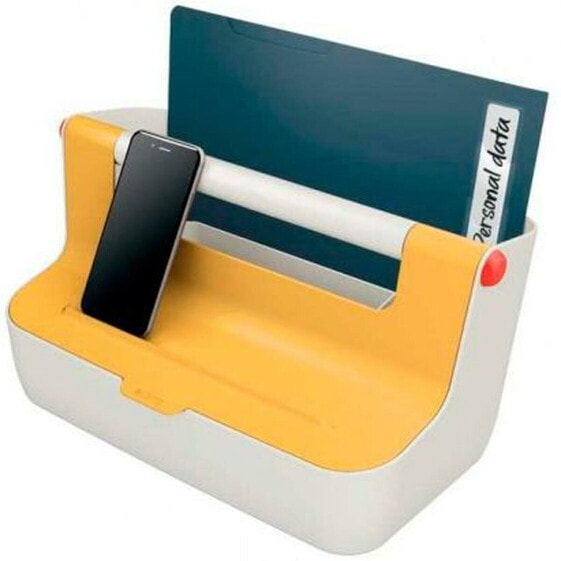 Ящик для хранения LEITZ Cosy Жёлтый ABS 21,4 x 19,6 x 36,7 см Ручка для переноски