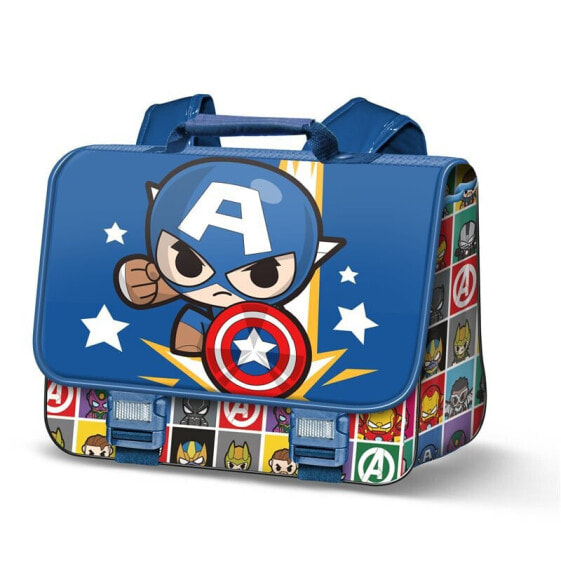 DISNEY Captain America Punch Cartable 2.0 Backpack