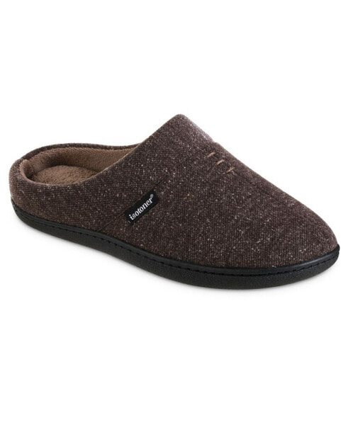 Men's Preston Heather Knit Hoodback Slippers