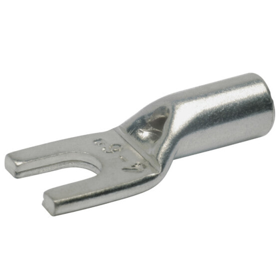 Klauke 95C8 - Tubular fork lug - Tin - Straight - Stainless steel - Copper - 6 mm²