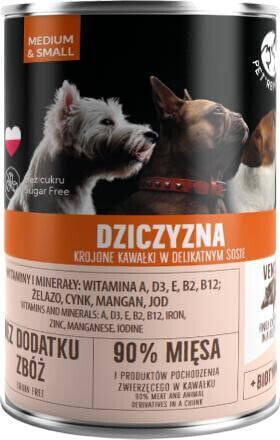 Pet Republic PIES puszka DZICZYZNA sos /6 400g