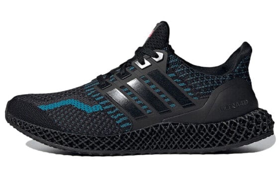 Кроссовки Adidas Ultraboost 4D 5.0 черно-синие