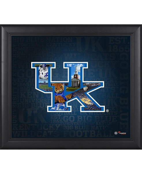 Kentucky Wildcats Framed 15'' x 17'' Team Heritage Collage