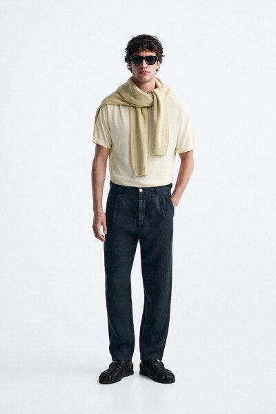 100% LINEN TROUSERS