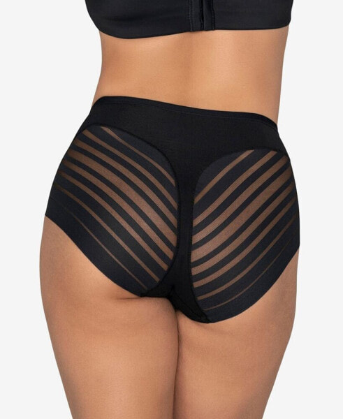 Women's Lace Stripe Undetectable Classic Shaper Panty