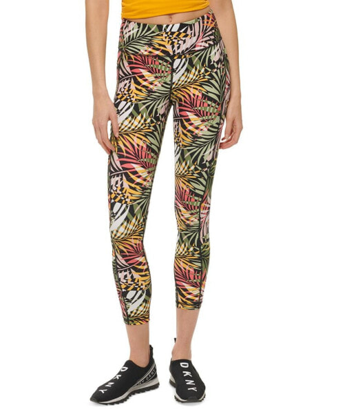 Printed High-Waist 7/8 Leggings