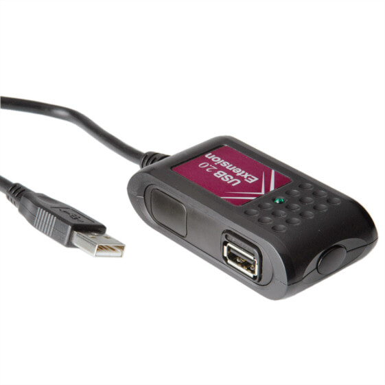 USB-продлитель VALUE by ROTRONIC-SECOMP AG VALUE USB2.0 Verlängerung schw. 2x 5m