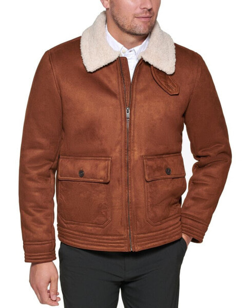 Men's Faux Suede Jacket, Created for Macy's