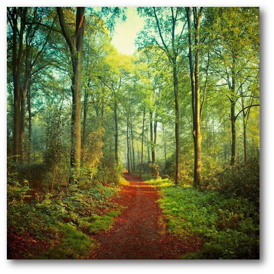 Sunday Morning Walk Gallery-Wrapped Canvas Wall Art - 16" x 16"