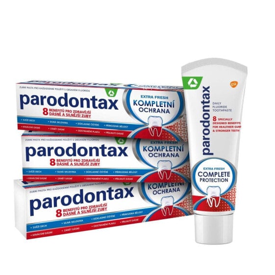 Parodontax Complete Protection Extra Fresh Trio 3x75 ml zahnpasta unisex Zahnpasta 3 x 75 ml