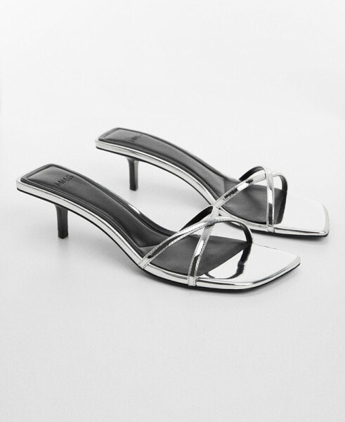 Women's Metallic Strap Sandals