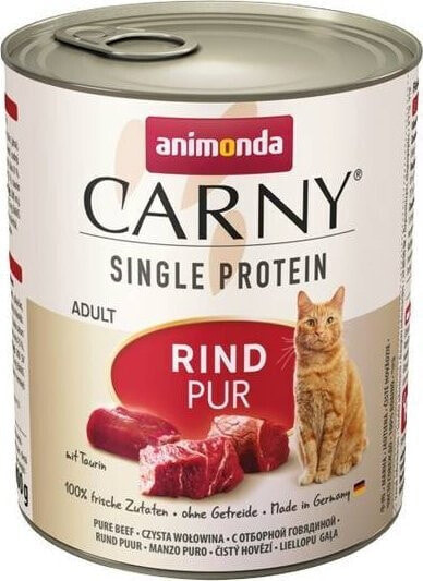 Animonda Animonda Mokra Karma Dla Kota Single Protein Wołowina 800g