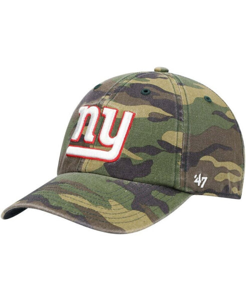 Men's New York Giants Woodland Clean Up Adjustable Cap