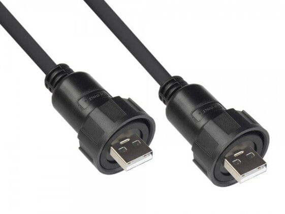Good Connections IC04-U202 - 1 m - USB A - Mini-USB A - USB 2.0 - Black