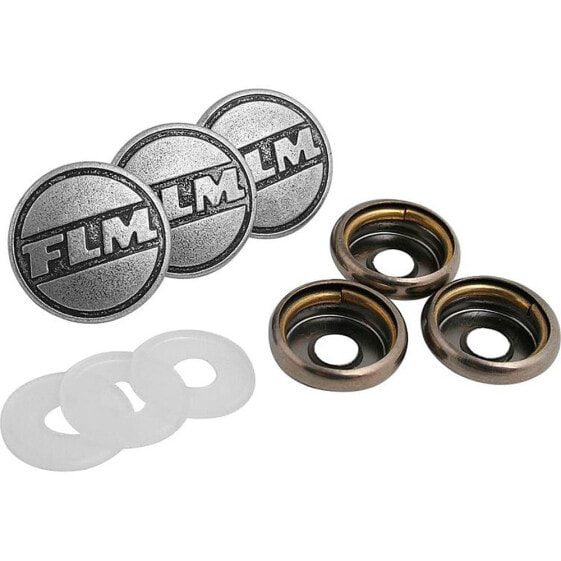 FLM Metallic Upper Button 16 mm 3 Units