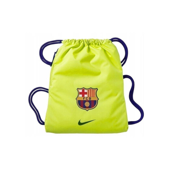 Мужской мешок на завязках желтый с логотипом Nike FC Barcelona
