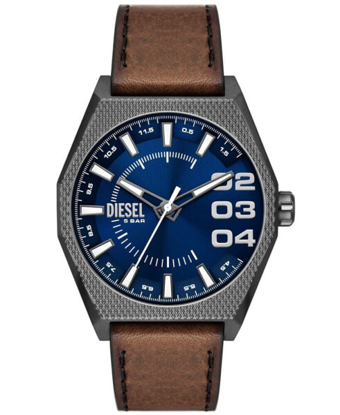 Часы Diesel Scraper Brown Leather 44mm