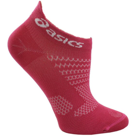 ASICS Fuzex Single Tab Low Cut Socks Mens Pink Athletic ZK2923-0261