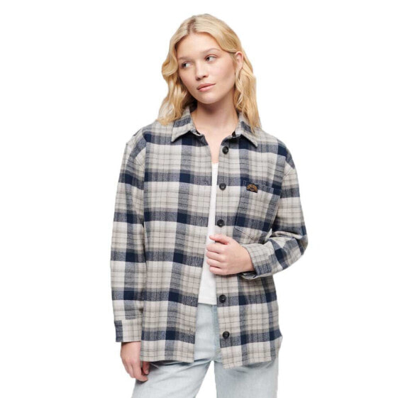 SUPERDRY Check Long Sleeve Shirt