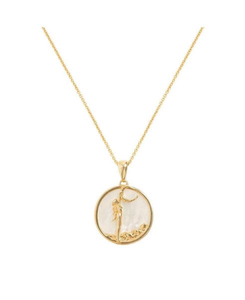 Virgo, Gold Zodiac Necklace