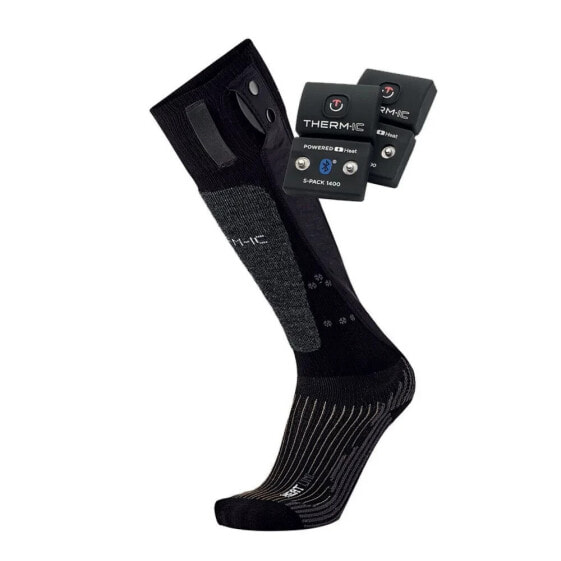 THERM-IC Powersock set heat heated+s-pack 1400b bluetooth batteries long socks