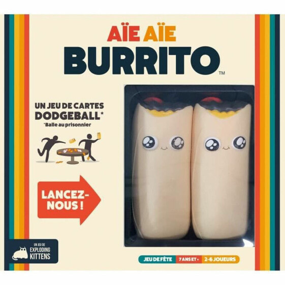 Научно-познавательная настольная игра Asmodee Aïe Aïe Burrito (FR)