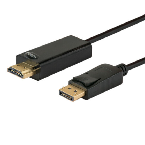 Разъем HDMI DisplayPort 1.5 м Savio CL-56 - Male - Male - Gold