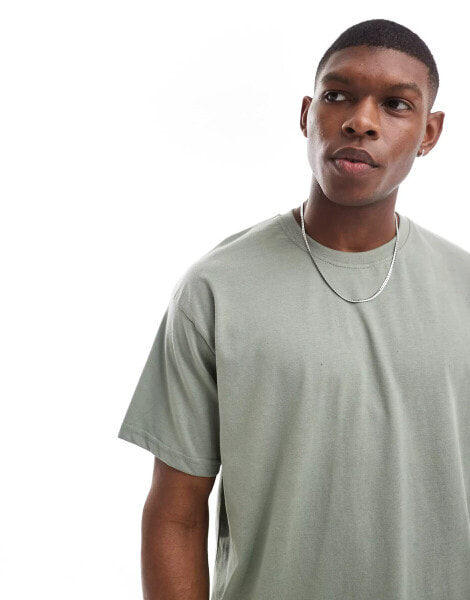 DTT oversized t-shirt in mint green