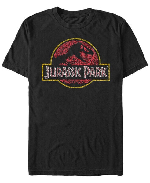 Jurassic Park Men's Icons Logo Short Sleeve T-Shirt
