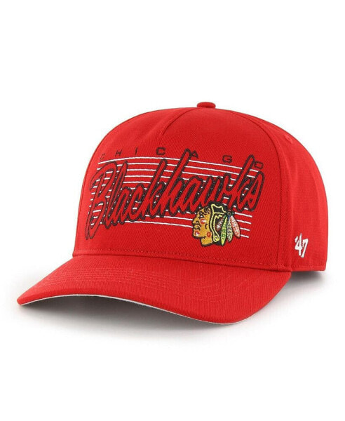 Men's Red Chicago Blackhawks Marquee Hitch Snapback Hat