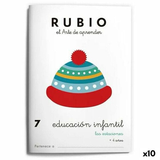 Тетрадь для дошкольного образования Cuadernos Rubio Nº7 A5 испанский (10 штук)