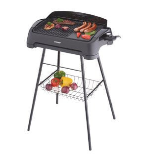 Cloer 6750 - 2000 W - Barbecue - Electric - Tabletop - Grate - Black