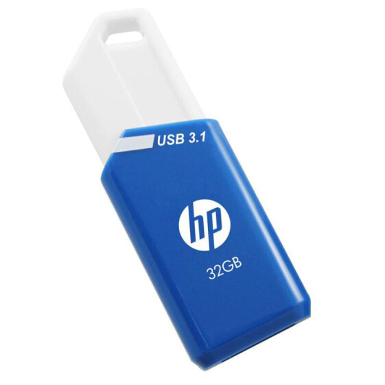 HP PNY x755w Triple Pack - 32 GB - USB Type-A - 3.2 Gen 1 (3.1 Gen 1) - 75 MB/s - Slide - Blue - White