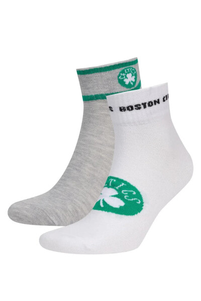 Erkek Nba Boston Celtics 2'li Pamuklu Patik Çorap C2338axns
