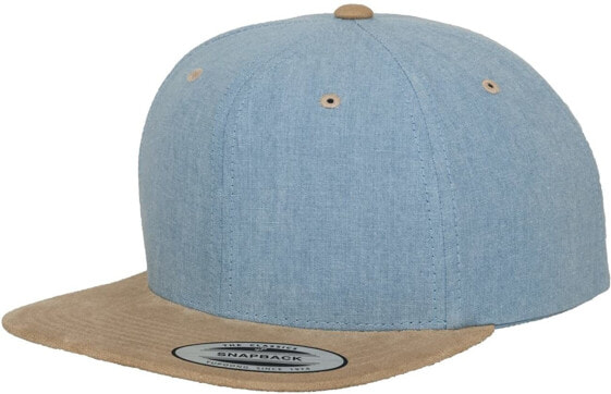 Flexfit Unisex Chambray-Suede Snapback Mützen