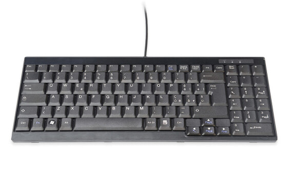 DIGITUS Keyboard Suitable for TFT Consoles, Italian Layout