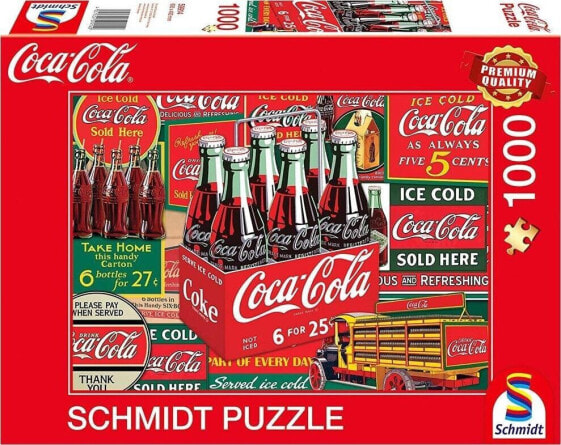 Schmidt Spiele Puzzle PQ 1000 Coca-Cola Tradycja G3