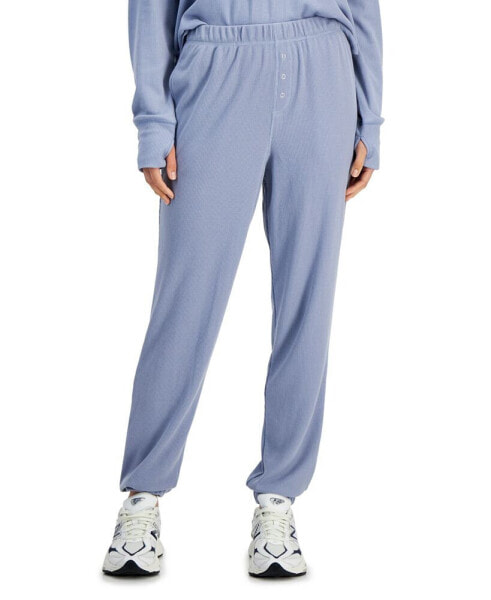 Juniors' Waffle-Knit Joggers