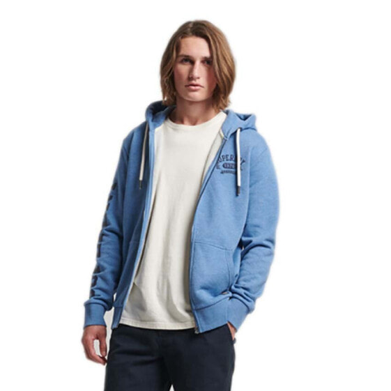 SUPERDRY Vintage Gym Athletic full zip sweatshirt