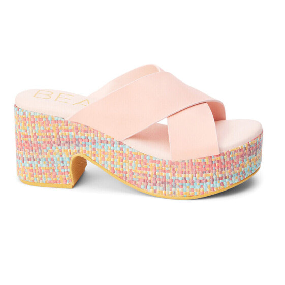 Женские сандалии BEACH by Matisse Nellie Platform розового цвета