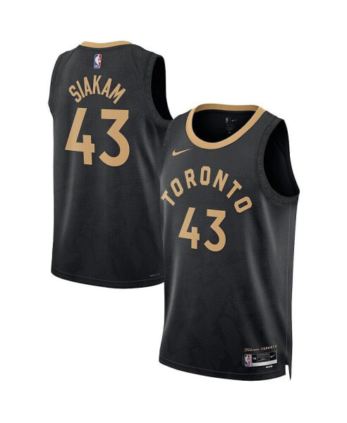 Men's and Women's Pascal Siakam Black Toronto Raptors 2022/23 Swingman Jersey - City Edition