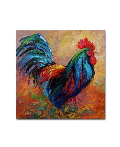 Marion Rose 'Mr T Rooster' Canvas Art - 24" x 24" x 2"