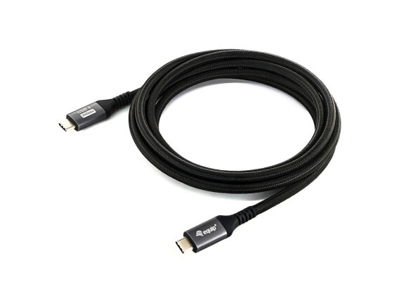 Equip USB4 Gen 2x2 C to C Cable - M/M - 2.0m - 4K/60Hz - 20Gbps - PD 100W - 2 m - USB C - USB C - USB4 Gen 2x2 - 20000 Mbit/s - Black