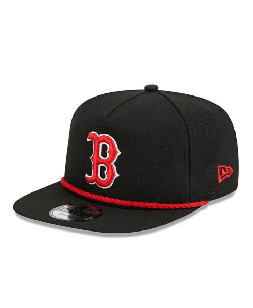 Men's Black Boston Red Sox Branch Golfer Snapback Hat